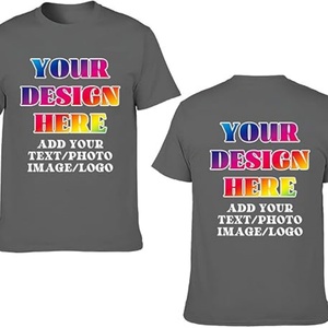Camisa Formal Extra Grande de Punto Personalizada para Hombre, Cuello Redondo, Manga Corta, Personalizada con tu Imagen - Product Image 2
