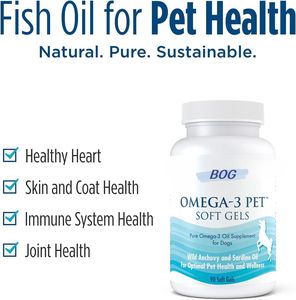 OEM/ODM minyak ikan gel lunak untuk anjing dengan EPA & DHA asam lemak dukungan alergi Hip & sendi & <span class=keywords><strong>Arthritis</strong></span> suplemen anjing 90 gel lunak - Product Image 2