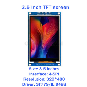 QZ BOM nuevo Original 3,5 pulgadas TFT LCD SPI LCD módulo serial pantalla LCD ILI9488 controlador con Banco de palabras - Product Image 4