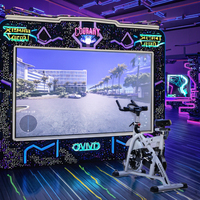 Immersion Virtual Racing 3D Projection Cyclisme Gym Real-Life Digital Outdoor Gym Vr Equipment for Home School Daycare Use