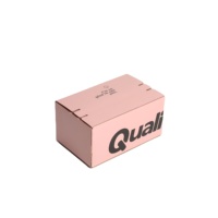 Cajas de Envío Autoarmables Rosas con Logotipo Personalizado en Relieve, Ecológicas, Reciclables y de Alta Calidad para Regalos, Perfumes y Comercio Electrónico