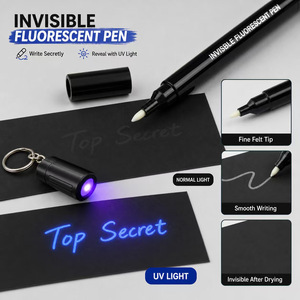 Stylo marqueur UV à encre invisible Bview Art - Ensemble de stylos fluorescents créatifs pour les cadeaux de fête <span class=keywords><strong>d</strong></span>'enfants, fournitures scolaires pour étudiants - Product Image 3