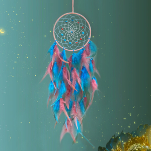 Plumes attrape-rêves tenture murale élégante Art mural chambre décoration fenêtres <span class=keywords><strong>balcon</strong></span> chambre cadeau de fête de mariage pour filles enfants - Product Image 1