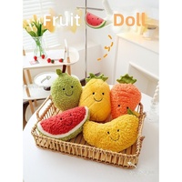 Peluche Fraise Réaliste - Adorables Peluches Fruits pour Mariage, Poupée Douce pour Machine à Pinces pour Enfants et Adultes, Cadeau Idéal pour Fêtes