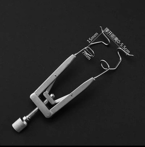 Vít có thể điều chỉnh mỏ vịt kratz phong cách dụng cụ phẫu thuật mắt dụng cụ phẫu thuật CE mắt mỏ vịt capsulorhexis forceps - Product Image 5