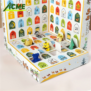 <span class=keywords><strong>Calendrier</strong></span> de l'Avent personnalisé à succès avec compte à rebours de 30 jours, boîte <span class=keywords><strong>en</strong></span> papier, matériaux recyclés, impression quadricolore, produit pour bougies - Product Image 2