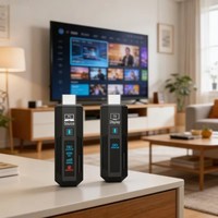Transmisor y receptor de vídeo inalámbrico de 50M, adaptador de pantalla Compatible con HDMI, Cable de espejo para pantalla, cámara para PC y TV