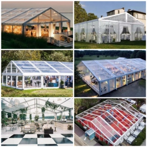 Tentes de réception transparentes en PVC sur mesure à <span class=keywords><strong>prix</strong></span> abordable pour événements extérieurs, mariages et grandes fêtes - Product Image 2