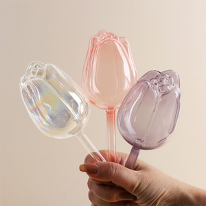 Bombillas de Riego de Vidrio en Forma de Tulipán, Globos de Riego Automático <span class=keywords><strong>para</strong></span> Plantas de Interior y Exterior, Regadera <span class=keywords><strong>para</strong></span> Macetas, Riego Automático <span class=keywords><strong>para</strong></span> Plantas en <span class=keywords><strong>Vacaciones</strong></span> - Product Image 3