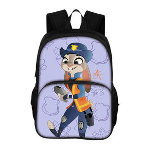 حقيبة ظهر ليندا الشهيرة جداً بتصميم زوتوبيا <span class=keywords><strong>2</strong></span> المطبوعة، حقيبة طلابية أمامية بتصميم مدينة الحيوانات المجنونة - Product Image 4