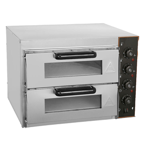 Horno Eléctrico Comercial para Exteriores con Control Manual para Pizza y Nueces, Termostato Ajustable, Dos Estantes, Temporizador Integrado, para Restaurantes y Panaderías - Product Image 1