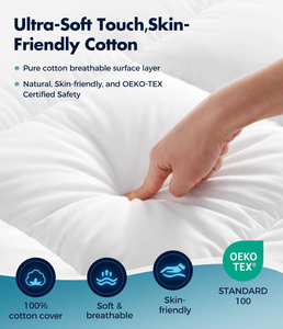 Topper Materasso in Memory Foam Sfilacciato 2000gsm, Extra Morbido con <span class=keywords><strong>Rivestimento</strong></span> Alternativo per Uso Domestico - Product Image 2