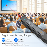 Puntero Láser Inteligente Recargable por USB con Control Remoto, Batería de Litio, Inalámbrico, para Presentaciones con Cambio de Diapositivas, Tendencia 2026