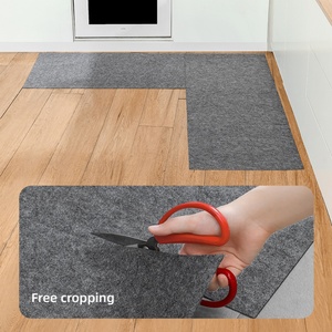 Kitchen Floor <b>Mat</b> <b>Bathroom</b> Square Toilet Entry Doormat <b>Set</b> Kitchen <b>Mats</b> Rugs Imitation Fabric Felt - Product Image 5
