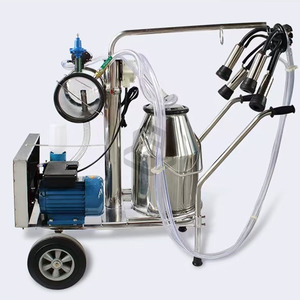 移动式挤奶机单桶和双桶真空泵挤奶机 - Product Image 4