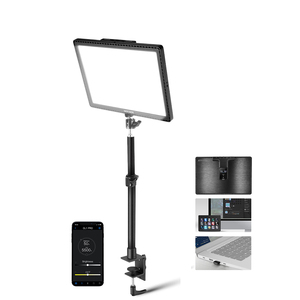 Kit d'éclairage vidéo LED de studio <span class=keywords><strong>NEEWER</strong></span> 15,5 pouces, éclairage LED pour diffusion en direct, panneau lumineux LED avec support à pince en C pour l'enregistrement vidéo de jeux - Product Image 1