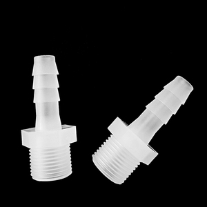 ข้อต่อท่อเกลียวตรง 01G3719FA331NP ขนาดเกลียวนอก G1/8 G1/4 G3/8 G1/2  ข้อต่อท่อเกลียวนอก PP สำหรับแรงดันต่ำ สีขาว - Product Image 5