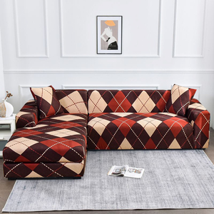 Housse de Canapé d'Angle Bohème Élastique Mandala, Housse Amovible Extensible pour Fauteuil et Canapé Sectionnel - Product Image 2