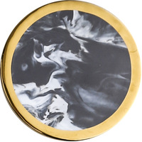 Sous-verre en céramique créatif et simple, plateau pour tasse à café, motif marbré, antidérapant, support de pot en liège