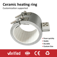 Composant chauffant professionnel certifié ISO CE pour usine, résistance chauffante en céramique à bande haute température pour utilisation dans les projets d'extrusion industrielle