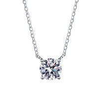 Collier en argent pur S925 avec moissanite couleur D VVS1 certifiée GRA, pendentif mixte, bijoux pour femme, cadeau