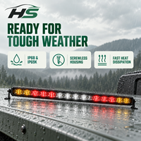 Barre lumineuse LED HSSH 24-40 pouces 60W-100W pour feux arrière, frein, marche arrière, clignotant, éclairage tout-terrain pour camion, SUV, VTT, UTV