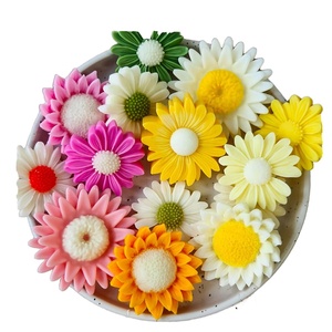 Moule en silicone de haute qualité, écologique, facile à démouler, pour bougies d'aromathérapie, tournesol, petite <span class=keywords><strong>marguerite</strong></span>, pour la fabrication de bougies DIY - Product Image 1