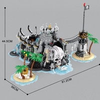 Reobrix 66012 Streetview MOC, Modelo de Barco de la Película Bay Ship, Bloques de Construcción de Plástico para Armar, Juego de Bloques de Construcción