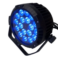 Le prix usine DJ allume la lumière extérieure de lavage de pair de l'éclairage d'étape de DMX 18*15w RGBWAUV 6in1 LED pour des discothèques