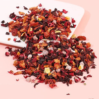 Antioxidantenrijke gezonde rum- en frambozenmix fruitthee, losse verse verpakking in zak/doos, bulk verpakt