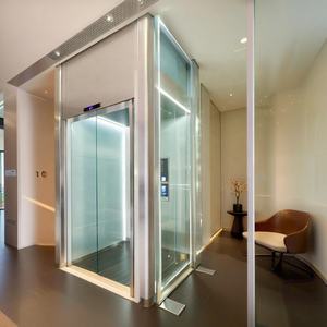 Ascensor Doméstico Compacto de Material Ignífugo para Interiores y Exteriores con Vaina de Vidrio, Elevador Hidráulico o de Tracción - Product Image 6