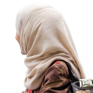 Personnaliser le hijab diamant mousseline de soie cils châle - Product Image 1