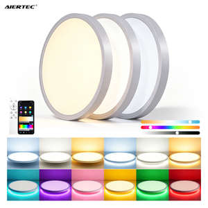 Modern Smart LED <b>Ceiling</b> <b>Light</b> Dimmable with Remote Control Ultra Thin 3CCT Changeable Backlit Ambient Lamp for Living Room - Product Image 1