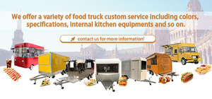 Camion de restauration multifonctionnel avec équipement de cuisine complet, chariot de café électrique personnalisé pour pizzas et hamburgers, remorque alimentaire à vendre - Product Image 5