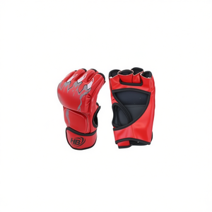 Guantes de Medio Dedo de Tres Colores con Diseño de Tigre para Artes Marciales - Product Image 1