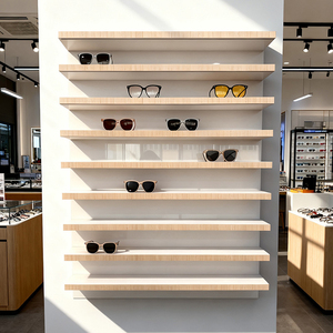 Tùy chỉnh Kính mắt cửa hàng treo tường Acrylic Sunglass hiển thị kính mắt Kệ hiển thị quang học giá LED thắp sáng Kính mát hiển thị - Product Image 4