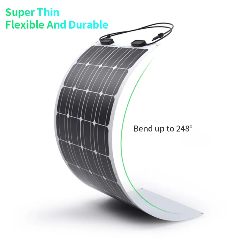 XC panneau solaire Flexible pliable 100w 120w 150w 180w 200w 250w 300w 400w w panneau solaire à Film mince pour toiture Flexible