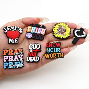 Sản Phẩm Mới 2025 Tự Làm Phim Hoạt Hình Giày Charms Chúa Giêsu Loạt Cá Nhân Giày Charms Cho Giày Charms Phụ Kiện - Product Image 6