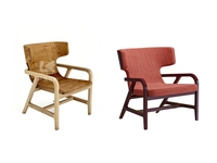 Fauteuil inclinable moderne en bois courbé pour la détente à la maison et la chambre