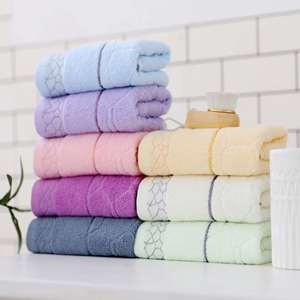 Ensemble de serviettes de bain en coton biologique peigné 100% doux et tissé, adapté aux hôtels, respectueux de la peau - Product Image 2