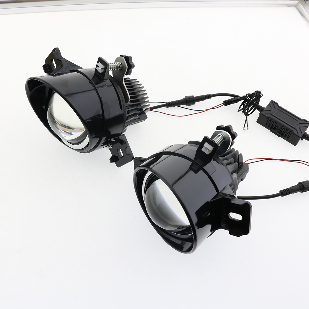 2016-2018 Nissan Altima H11 Fog Lights Kit W/ Switch & Wiring Harness (Chrome Housing/Clear Lens) - K2 Motor - View #9