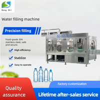 Machine de remplissage de boissons entièrement automatique à haute productivité pour l'emballage en verre et en fût, remplisseuse de liquides pour eau pure