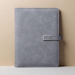 Custom Company Business Gifts PU Leather Hardcover 6 Ring Binder Loose-Leaf A6 <b>Planner</b> A5 Notebook 80 Sheets PVC/Fabric/PP Cover - Product Image 5