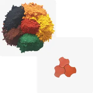 synthetic iron oxide yellow 313 and iron oxide red 130 pigment colors for brick paint