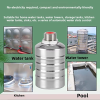 Vanne de régulation de niveau d'eau manuelle et automatique en acier inoxydable HY
