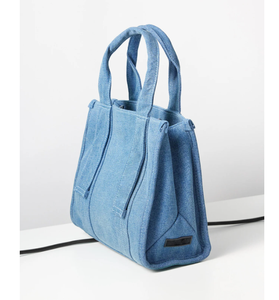 Ladies' casual high-quality canvas <b>drawstring</b> shoulder <b>bag</b>, handbag, crossbody <b>bag</b>, shopping <b>bag</b> - Product Image 4