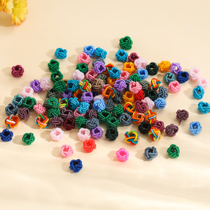 Chinese Knot Accessory Mesh Clasp Pineapple Knot Coil Material <b>Kit</b> For Bracelet Making Polyester Nylon Hand <b>Knitting</b> Mixed - Product Image 2