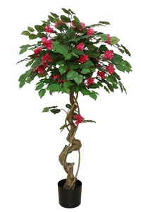 A-LIFE Arbre artificiel <span class=keywords><strong>de</strong></span> bougainvillier <span class=keywords><strong>de</strong></span> 122 cm, <span class=keywords><strong>de</strong></span> haute qualité, écologique, durable, rouge, ornement <span class=keywords><strong>de</strong></span> <span class=keywords><strong>jardin</strong></span> d'extérieur, vente directe - Product Image 2