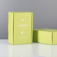 Boîte d'expédition pliable écologique en carton ondulé avec logo personnalisé imprimé, boîte d'emballage pour cadeaux