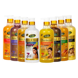 ราคาขายส่ง ODM/OEM เจลอาบน้ำ ไฮยาลูรอน + กลูต้าไธโอน + คอลลาเจน + ไบโอติน ผลิตภัณฑ์ทำความสะอาดผิวกายเพื่อผิวขาวสำหรับผู้ชาย - Product Image 5